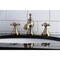 Kingston Brass KC7063BX English Country 8" Widespread Bathroom Faucet, Antique Brass KC7063BX - alternate 5